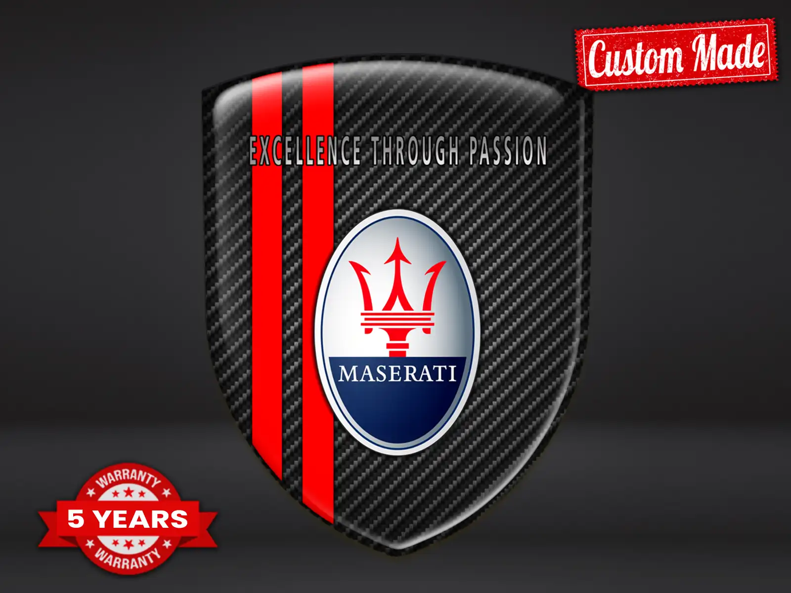 Maserati Adesivi Lunotto Posteriore Auto Lusso Pregiati Moderni